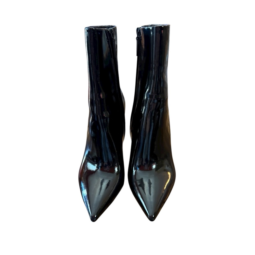 Saint Laurent Opyum 110 Patent Leather YSL Stiletto Heel Boots NEW EU 39 US 9 - Picture 2 of 11